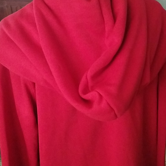 Zavenue USA Oversized Jacket Cherry Red - Picture 6 of 8